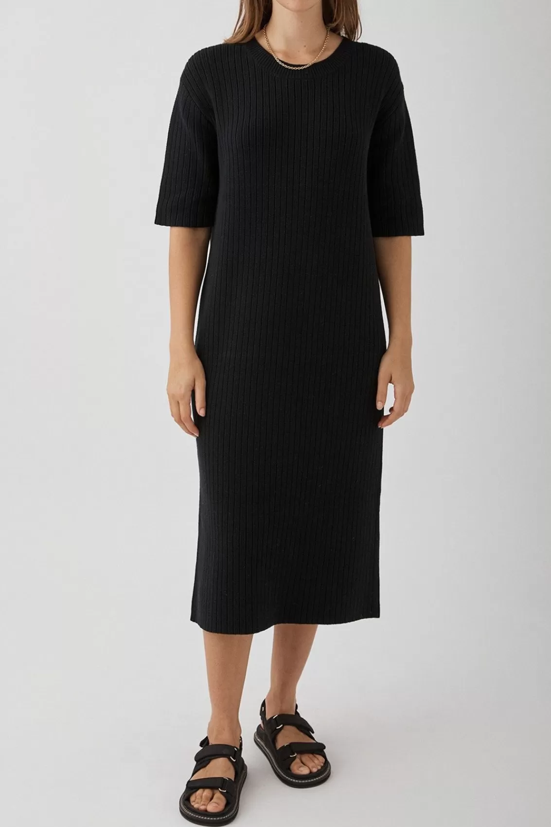 Women Arcaa Knitwear>Adaline Dress-Black