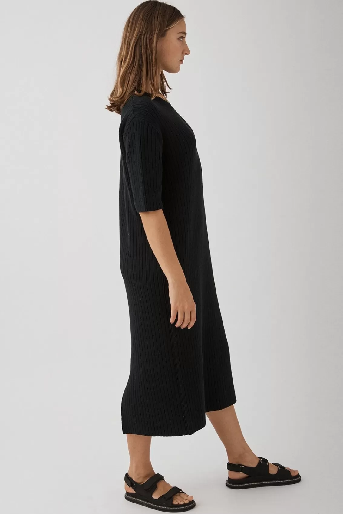 Women Arcaa Knitwear>Adaline Dress-Black