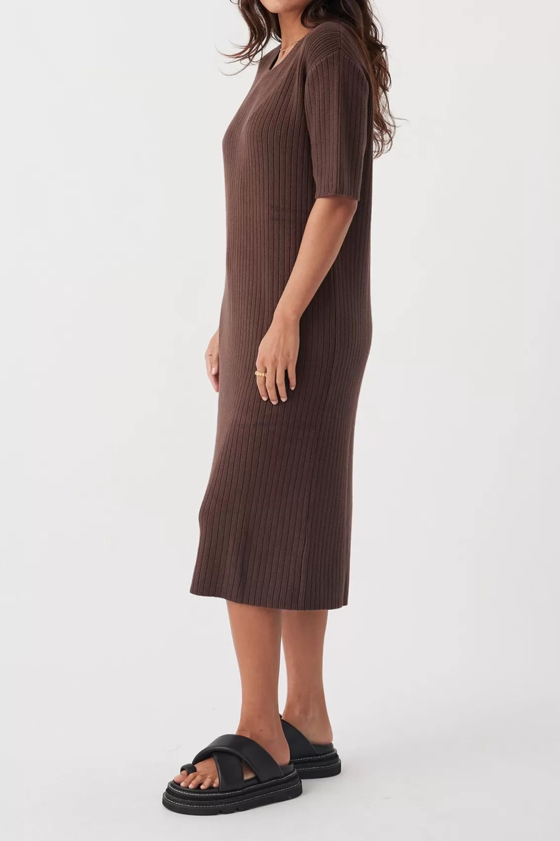 Women Arcaa Dresses>Adaline Dress-Chocolate