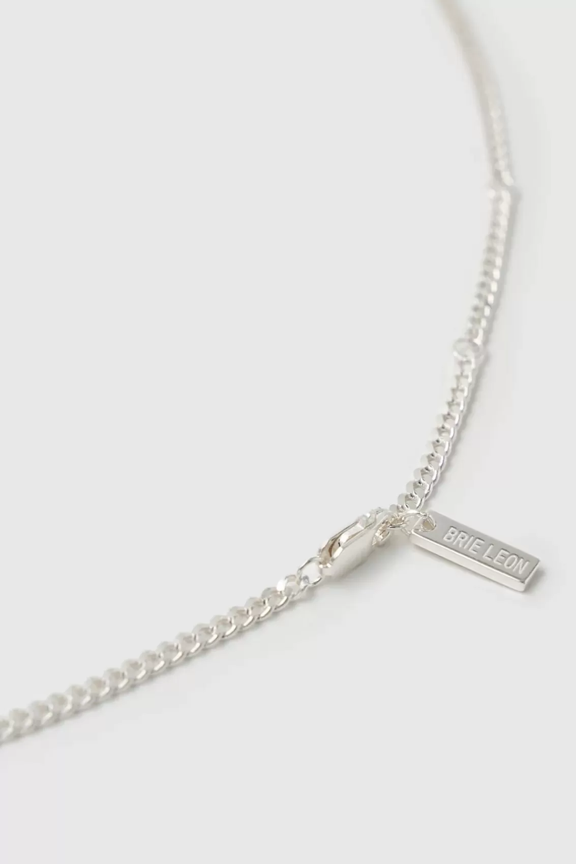 Women Arcaa Accessories>Brie Leon-Curb Chain Necklace-Silver