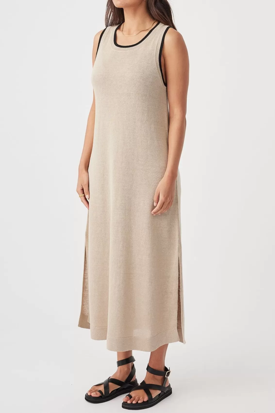 Women Arcaa Dresses>Brie Long Dress-Taupe