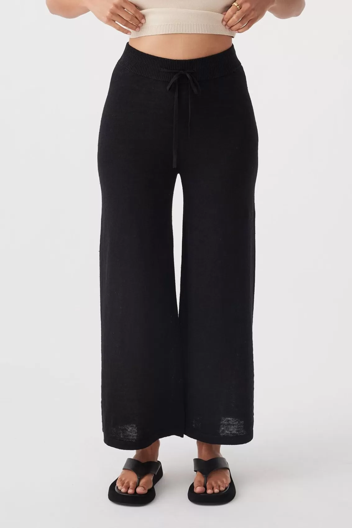 Women Arcaa Lightweight Knitwear>Brie Pant-Black