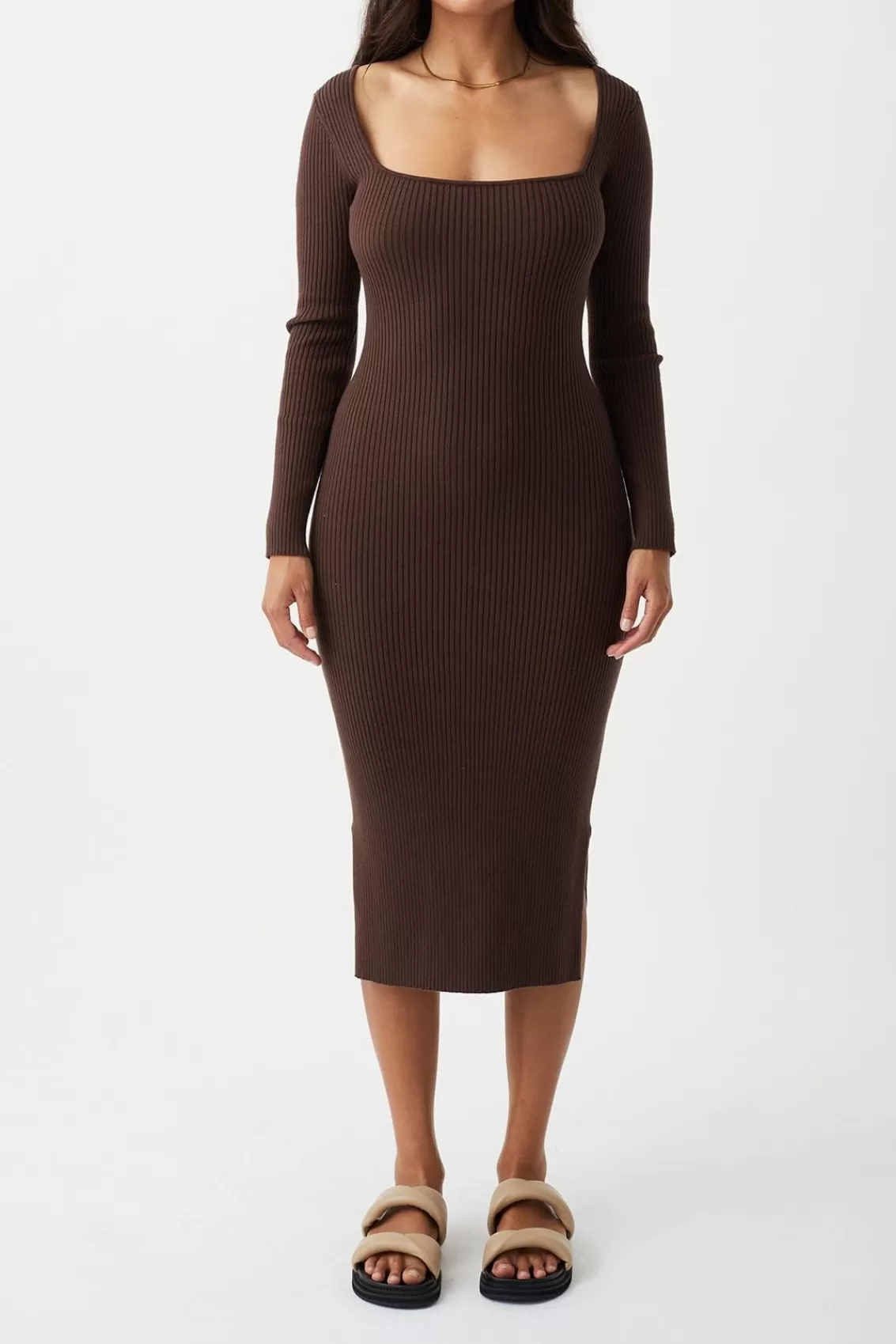 Women Arcaa Dresses>Charlie Dress-Chocolate