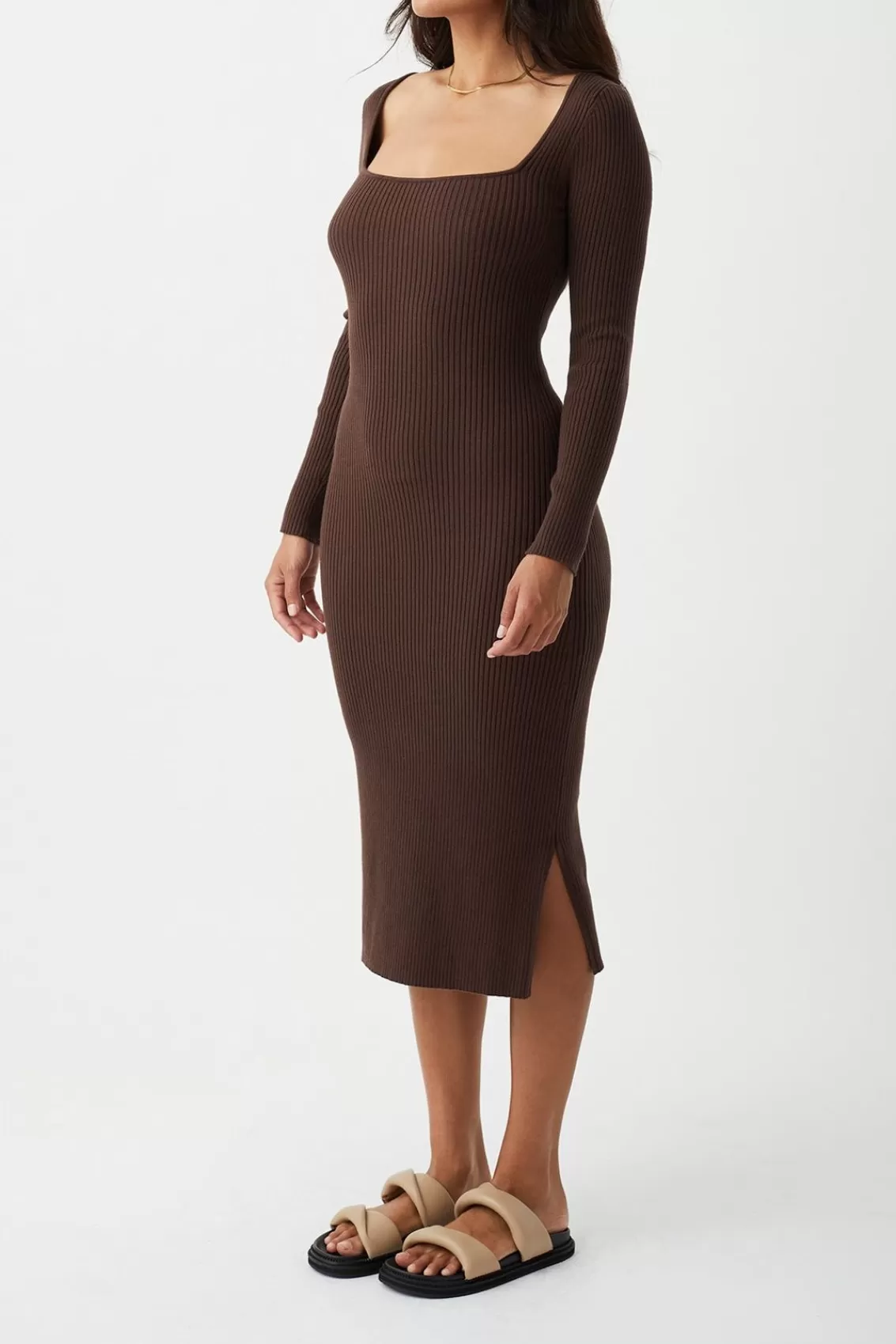 Women Arcaa Dresses>Charlie Dress-Chocolate