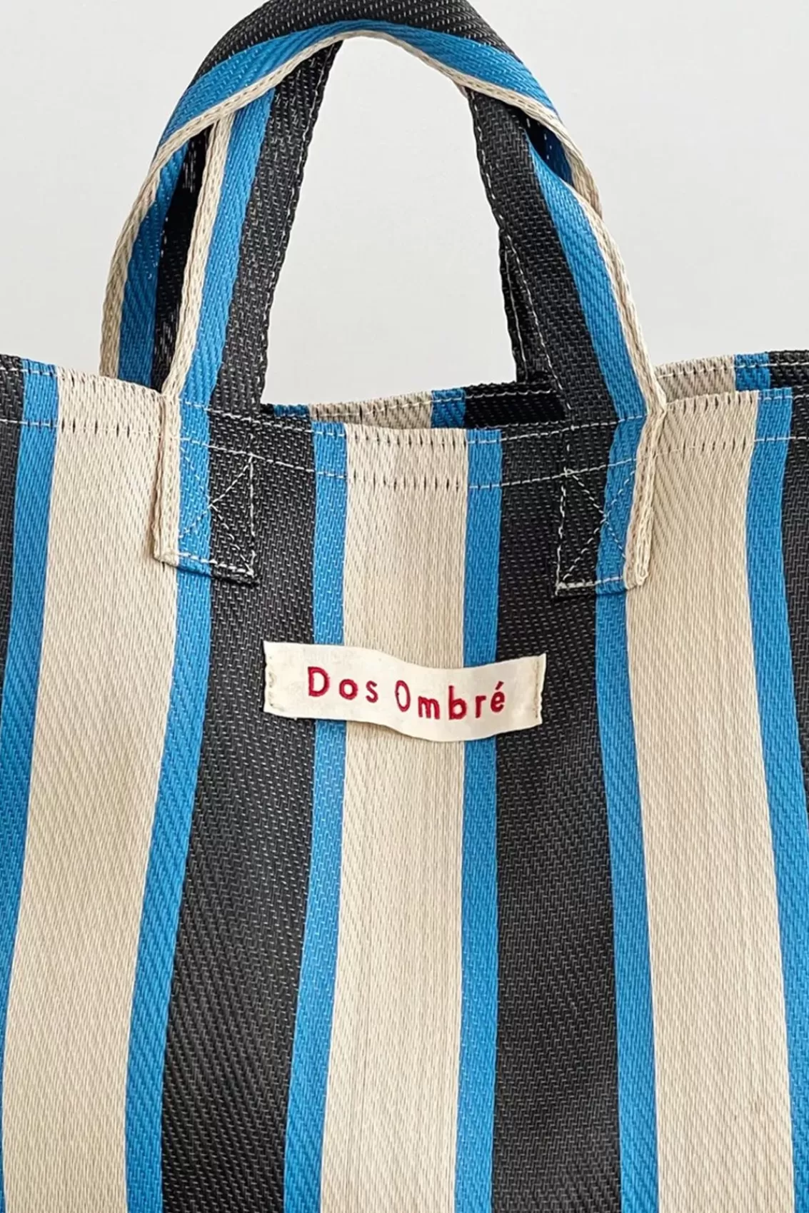 Women Arcaa Accessories>Dos Ombre-Bengali Bag-Blue Cream Stripe