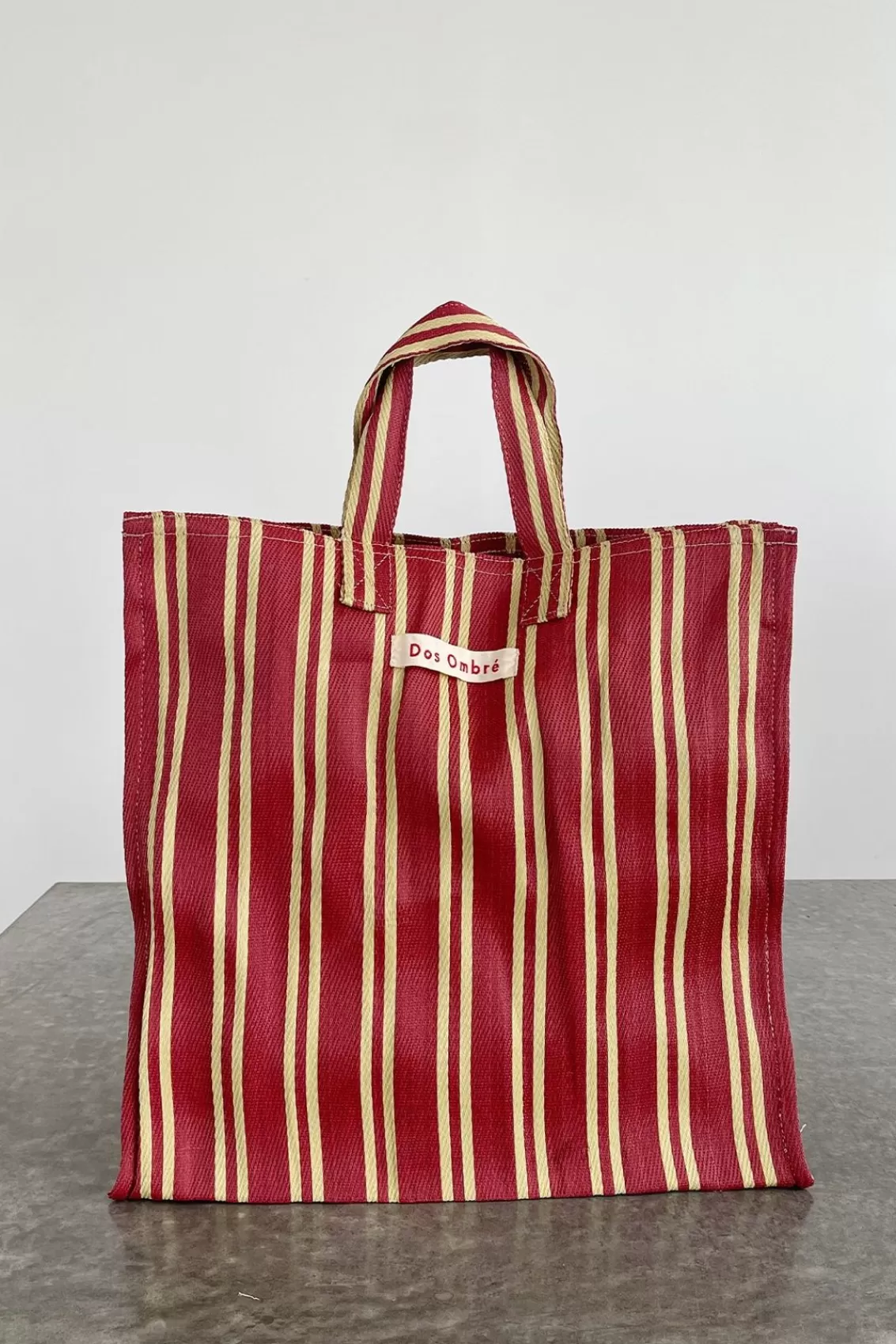 Women Arcaa Accessories>Dos Ombre-Bengali Bag-Cherry Beige Stripe