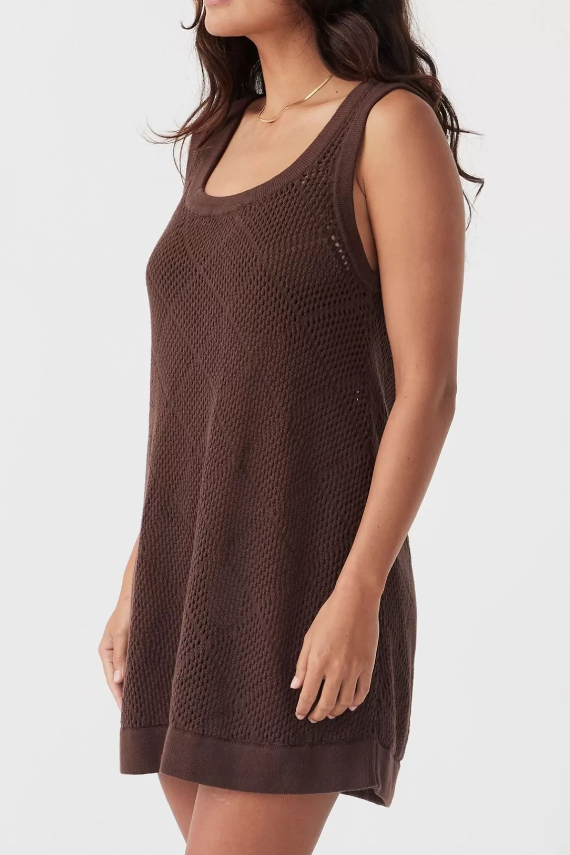 Women Arcaa Dresses>Ezra Mini Dress-Chocolate