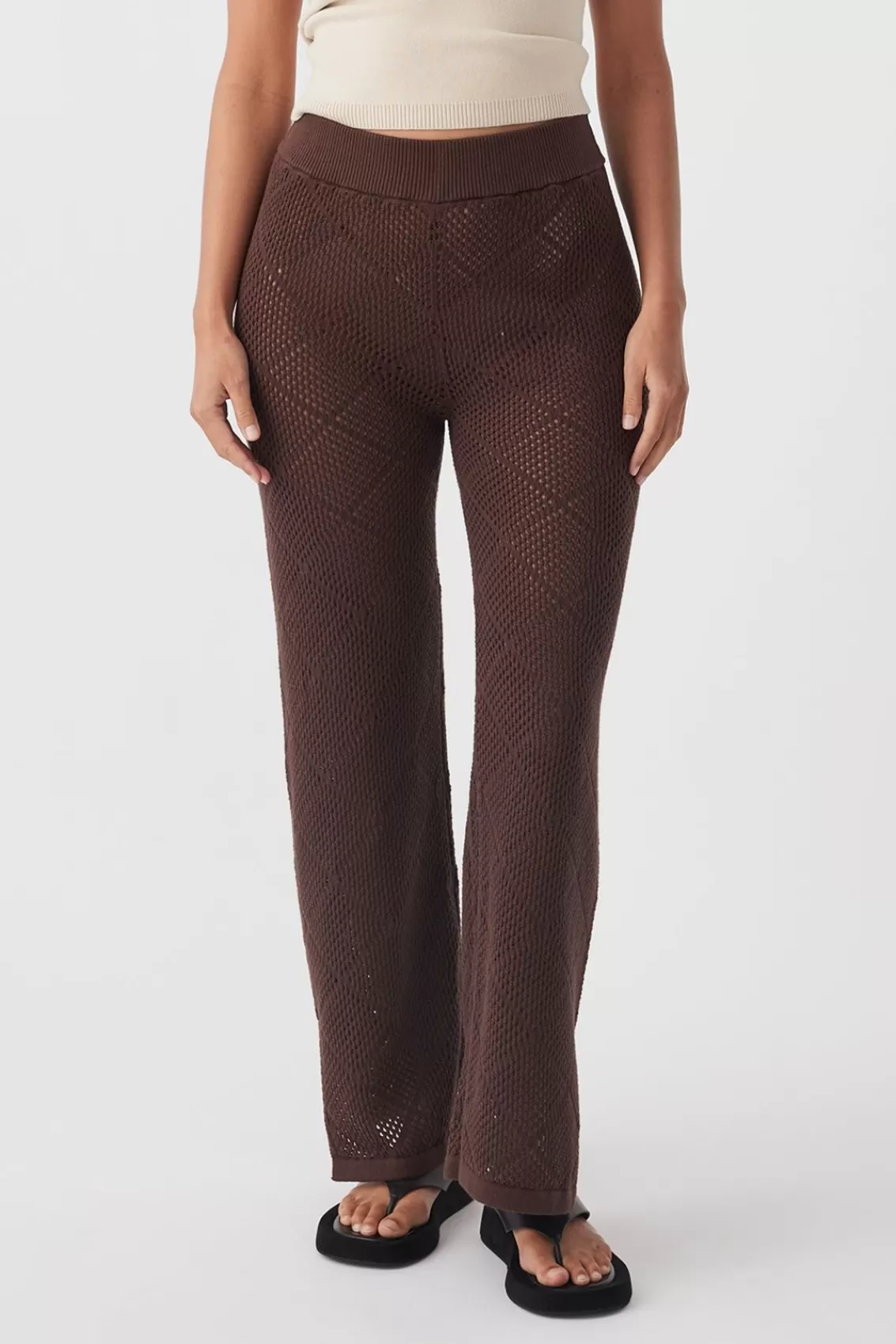 Women Arcaa Bottoms>Ezra Pant-Chocolate