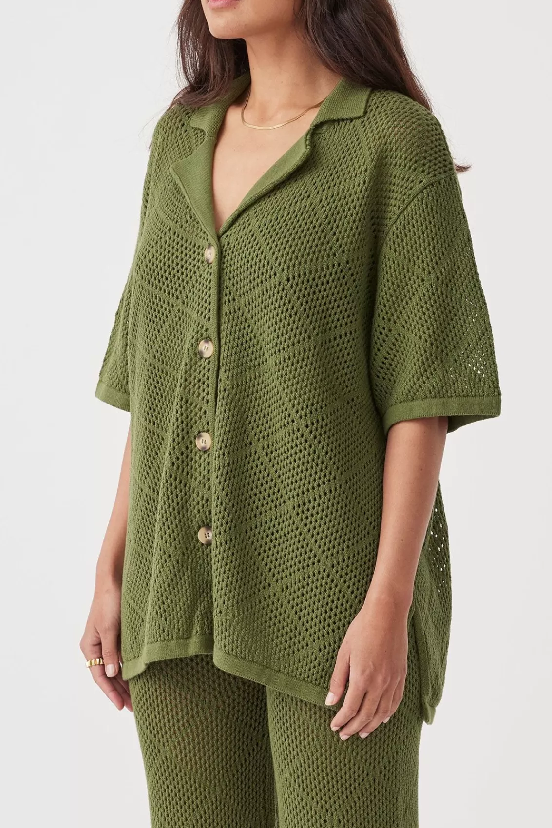 Women Arcaa Tops>Ezra Shirt-Caper