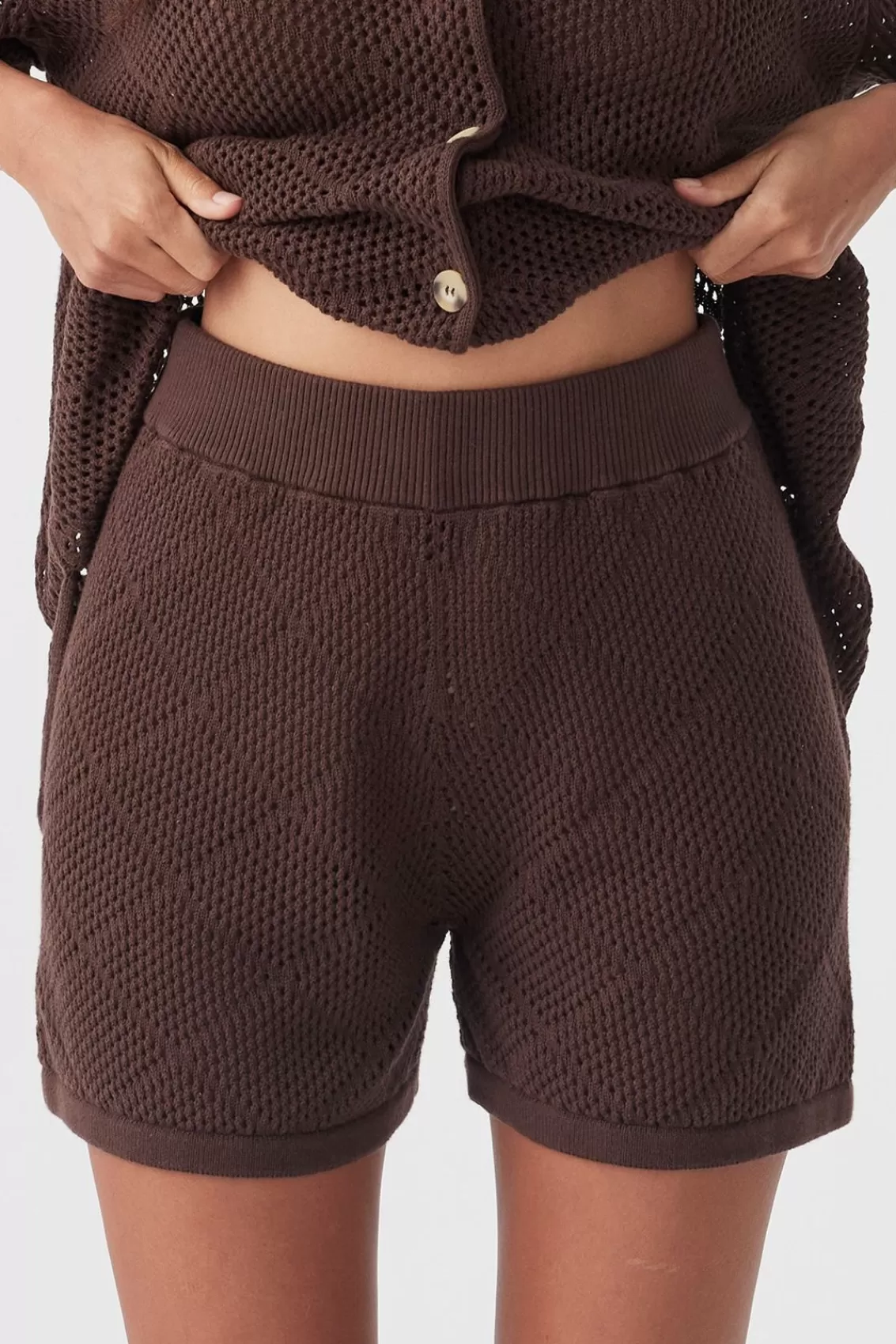 Women Arcaa Shorts>Ezra Short-Chocolate