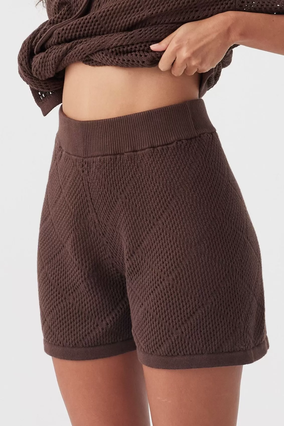 Women Arcaa Shorts>Ezra Short-Chocolate