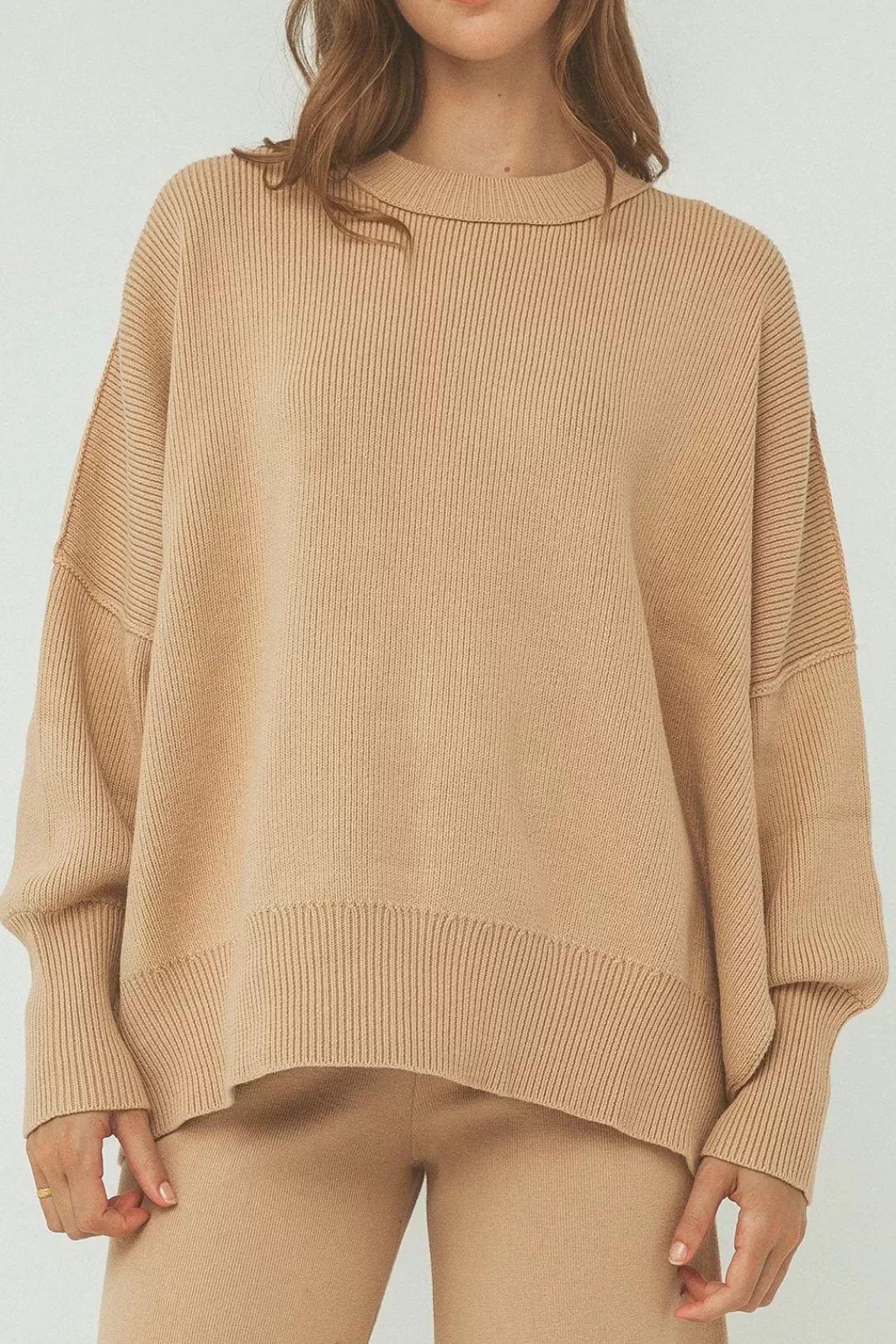 Women Arcaa Sweaters>Harper Organic Knit Sweater-Honey