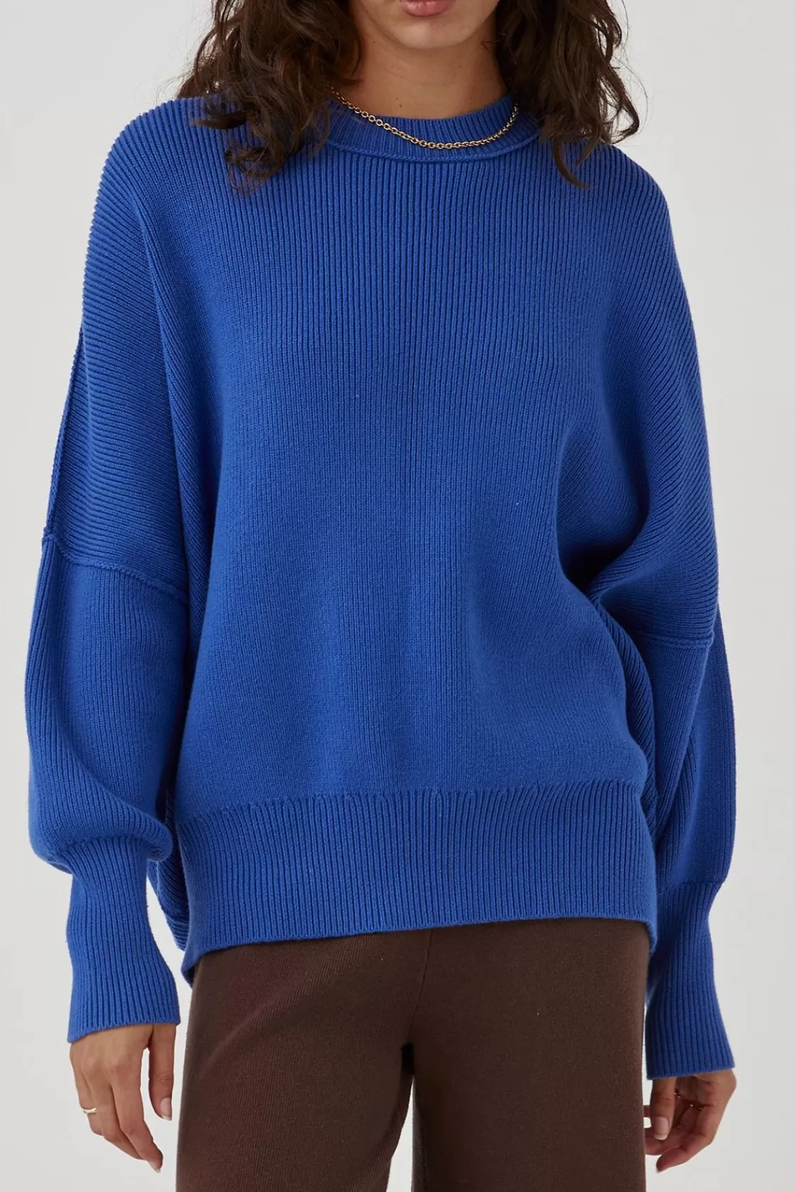 Women Arcaa Sweaters>Harper Organic Knit Sweater-Sapphire