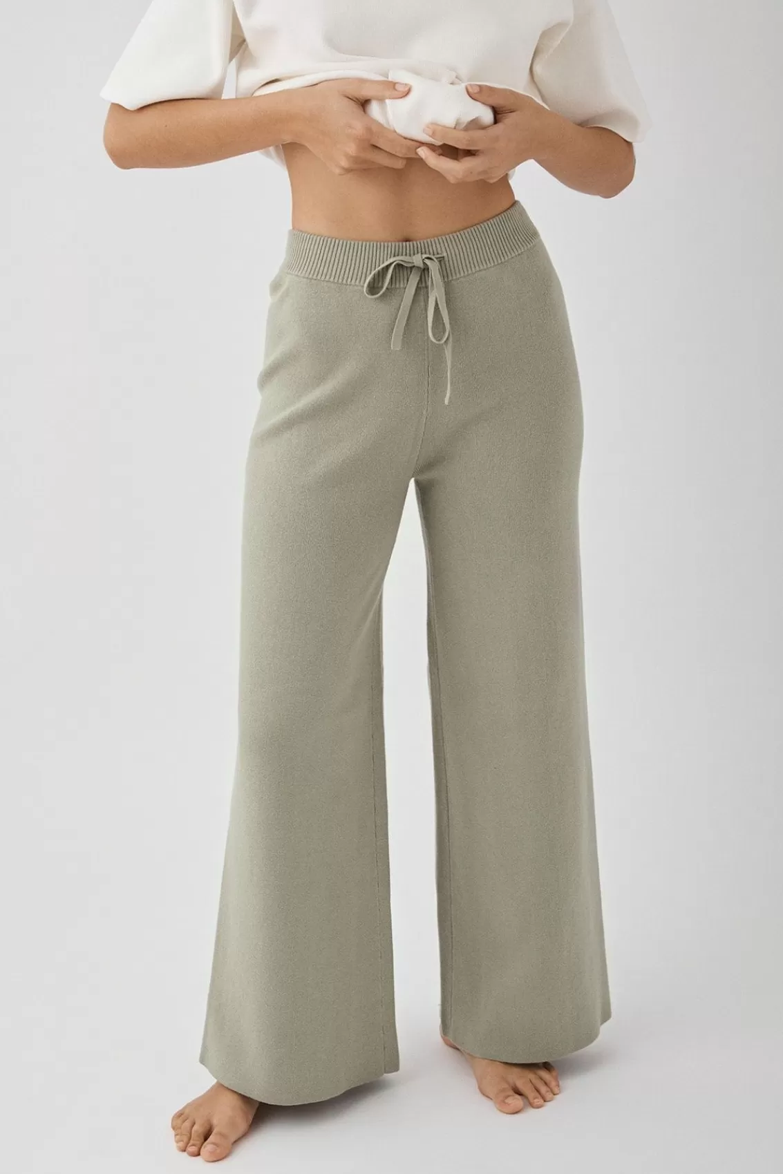 Women Arcaa Bottoms>Harriet Organic Knit Pants-Sage