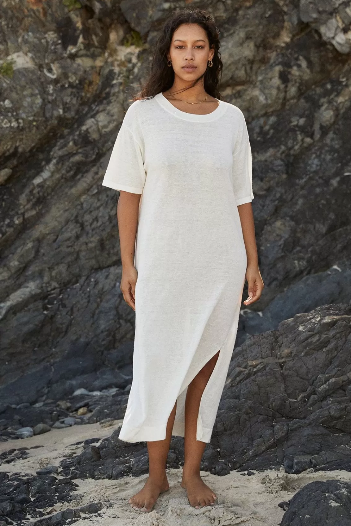 Women Arcaa Dresses>Hugo Dress-Cream