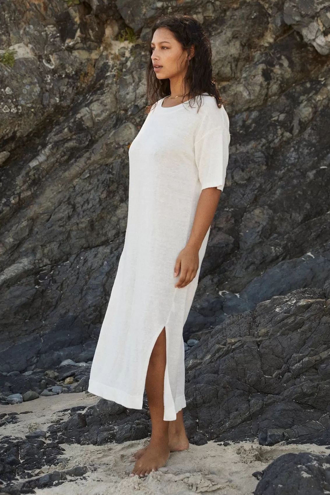 Women Arcaa Dresses>Hugo Dress-Cream