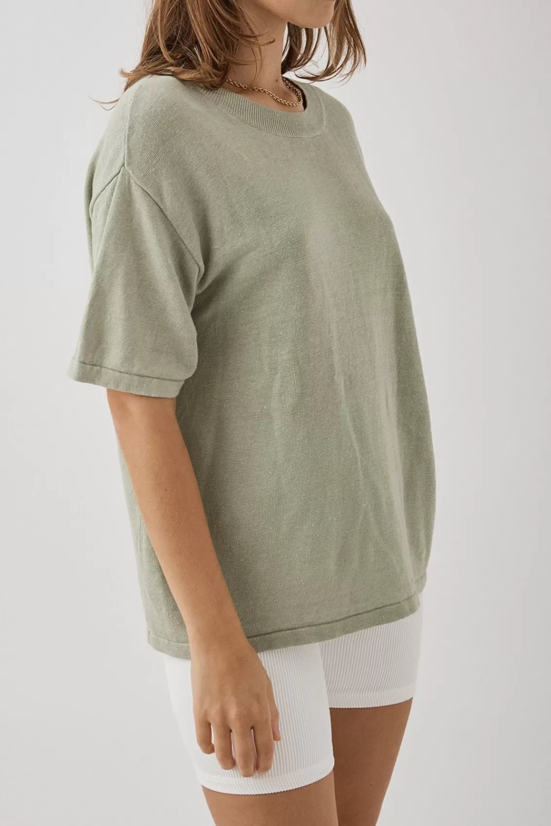 Women Arcaa Lightweight Knitwear>Hugo Tshirt-Aloe