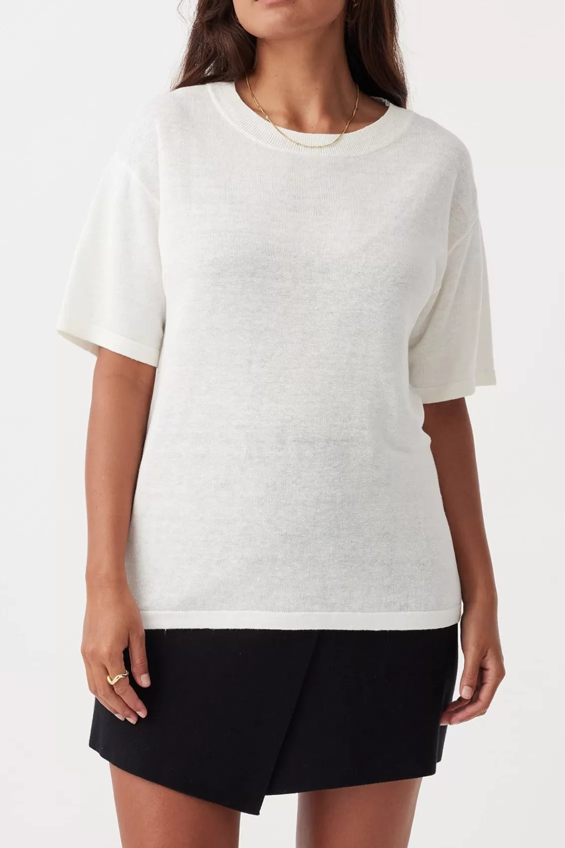 Women Arcaa Tops>Hugo Tshirt-Cream