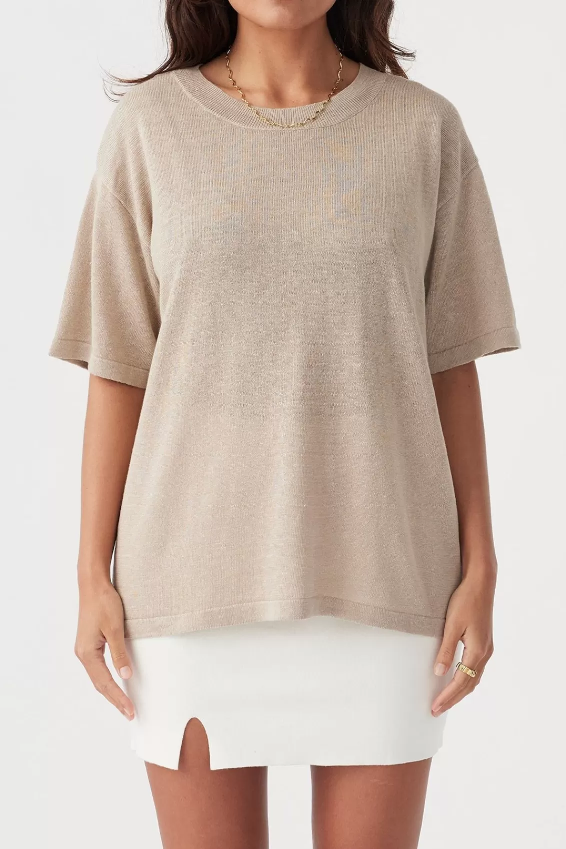 Women Arcaa Tops>Hugo Tshirt-Taupe