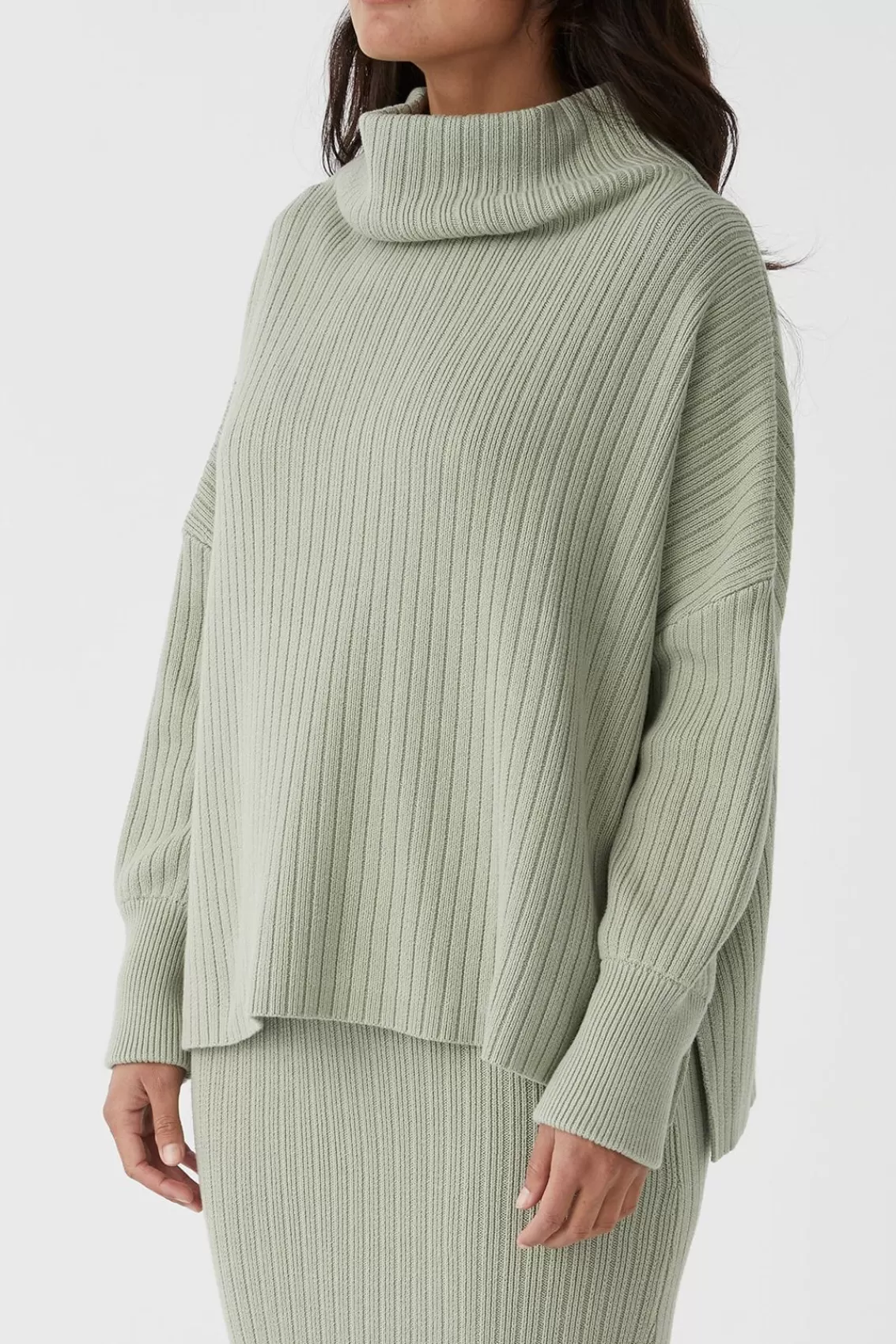 Women Arcaa Sweaters>Iris Knit Sweater-Sage