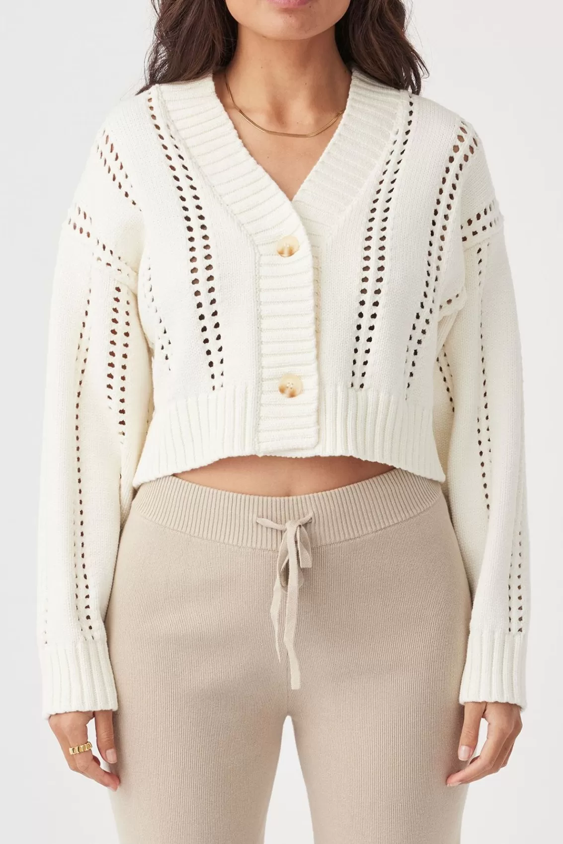 Women Arcaa Sweaters>Kora Cardigan-Cream