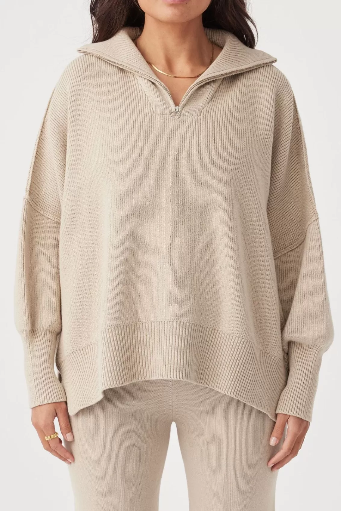 Women Arcaa Sweaters>London Sweater-Taupe