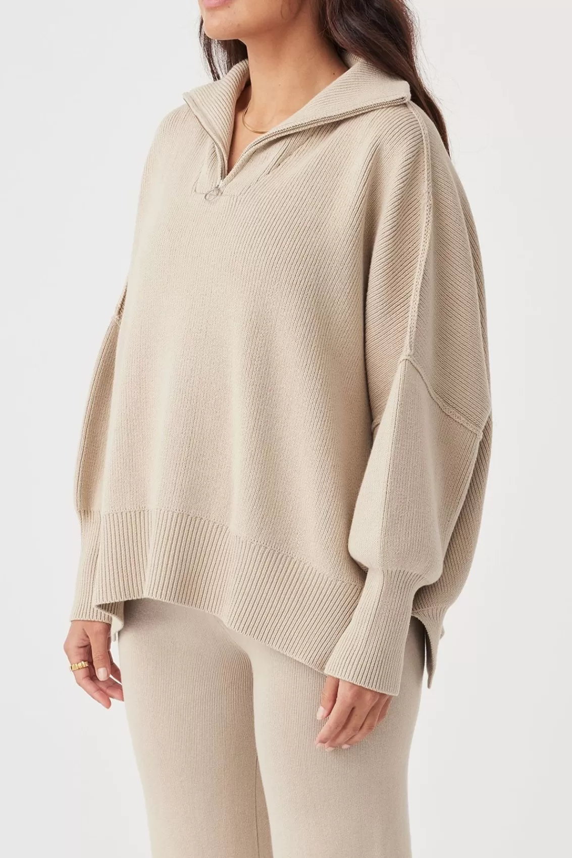 Women Arcaa Sweaters>London Sweater-Taupe