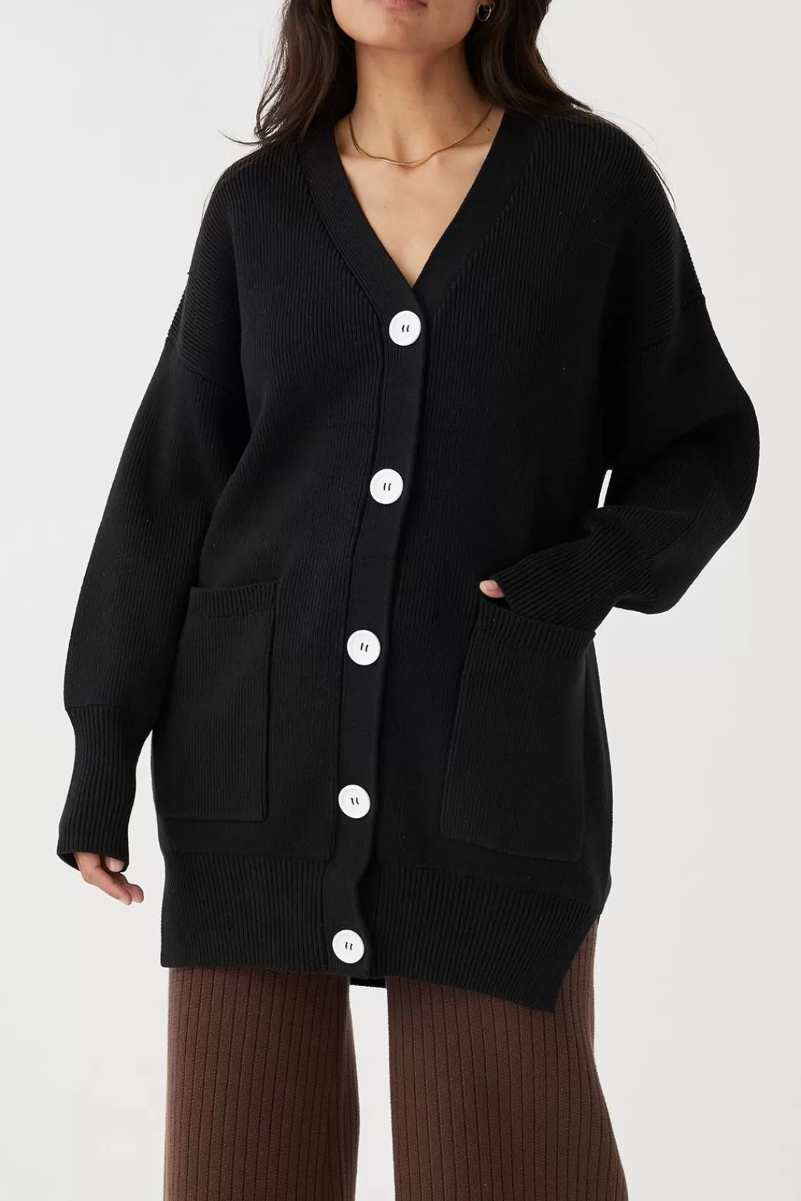 Women Arcaa Sweaters>Maple Cardigan-Black