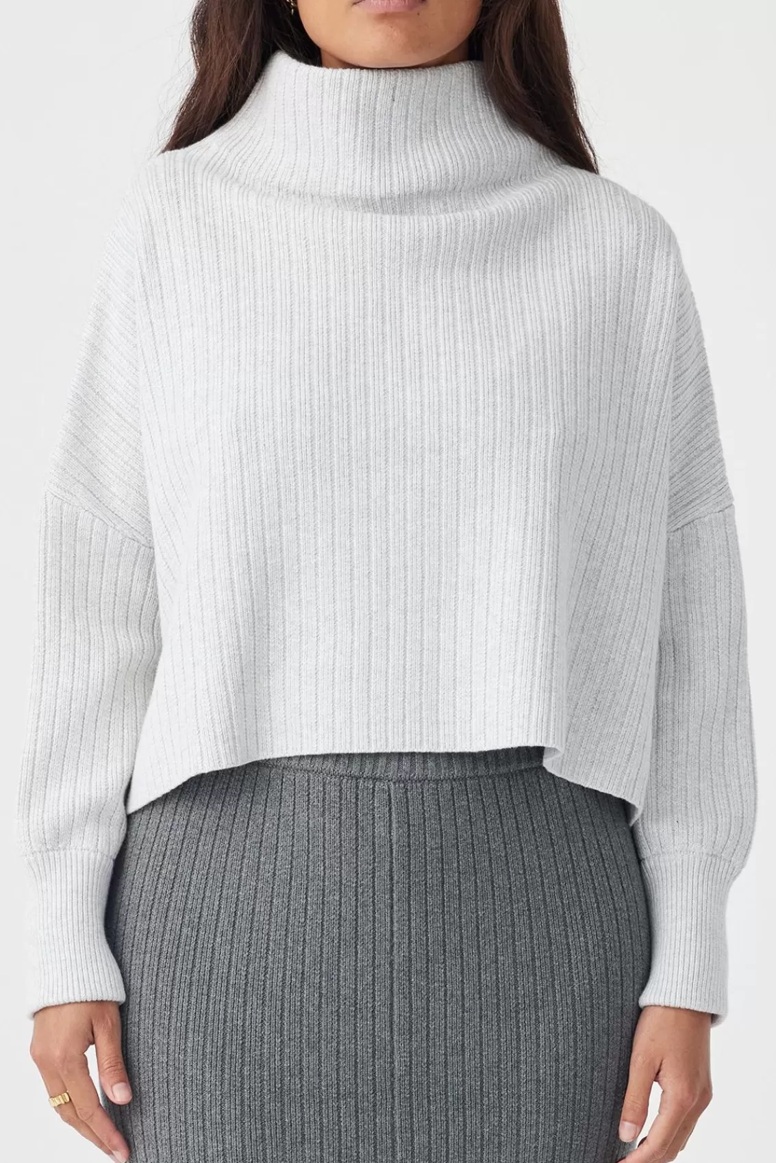 Women Arcaa Sweaters>Maya Sweater-Grey Marle