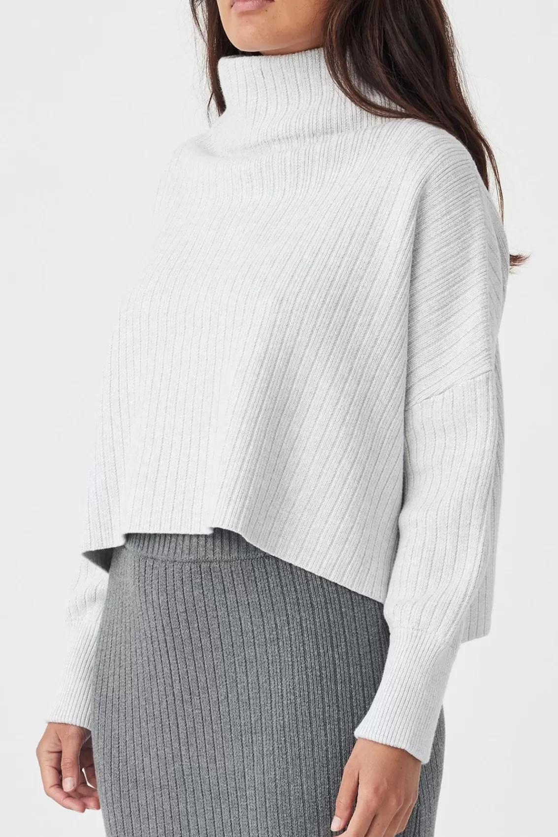 Women Arcaa Sweaters>Maya Sweater-Grey Marle