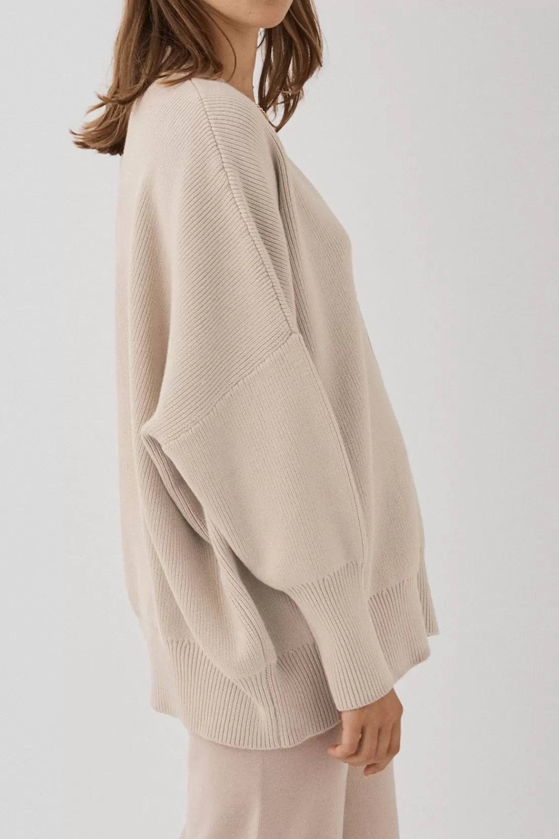 Women Arcaa Sweaters>Milly Cardigan-Sand