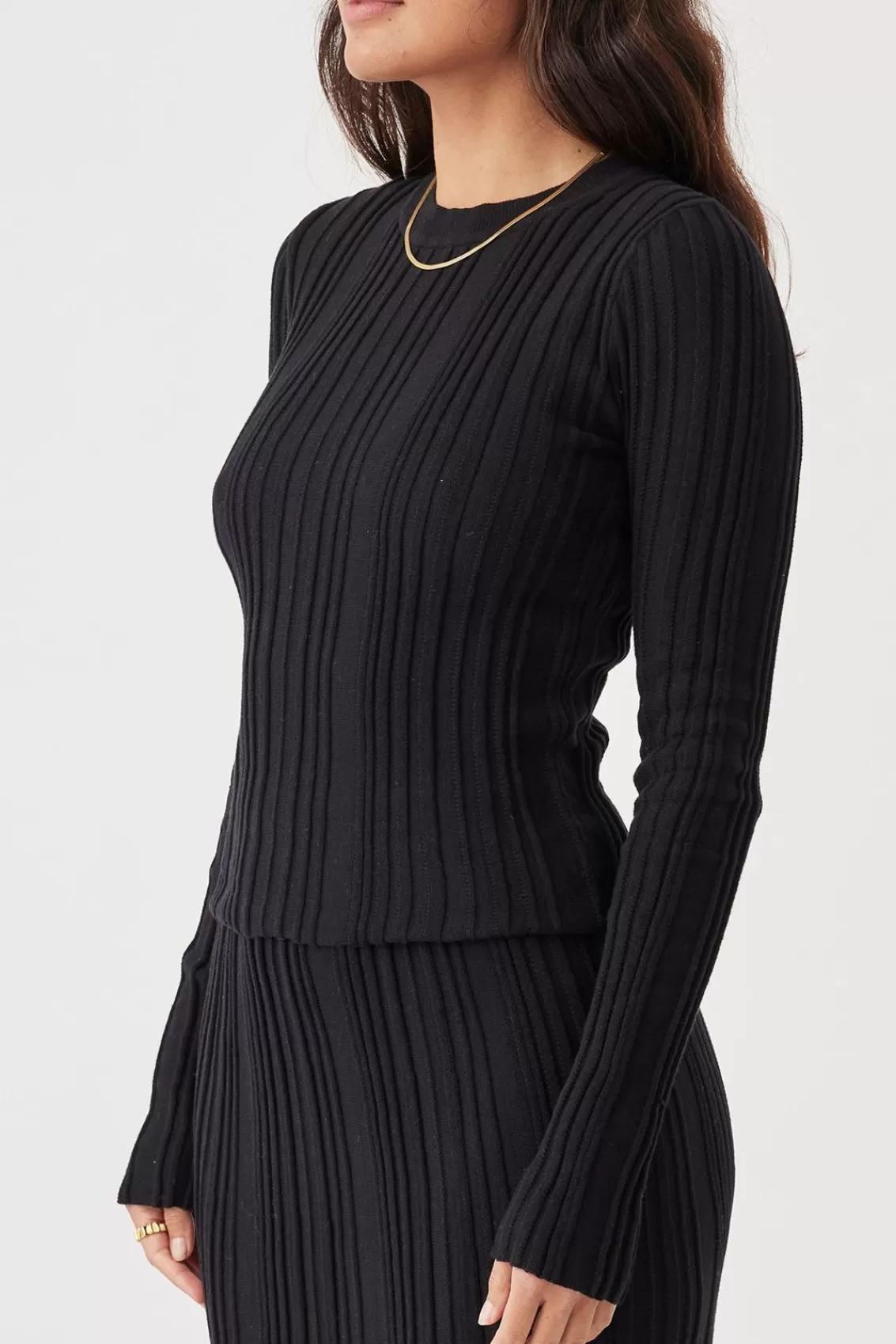 Women Arcaa Tops>Odessa Long Sleeve Top-Black