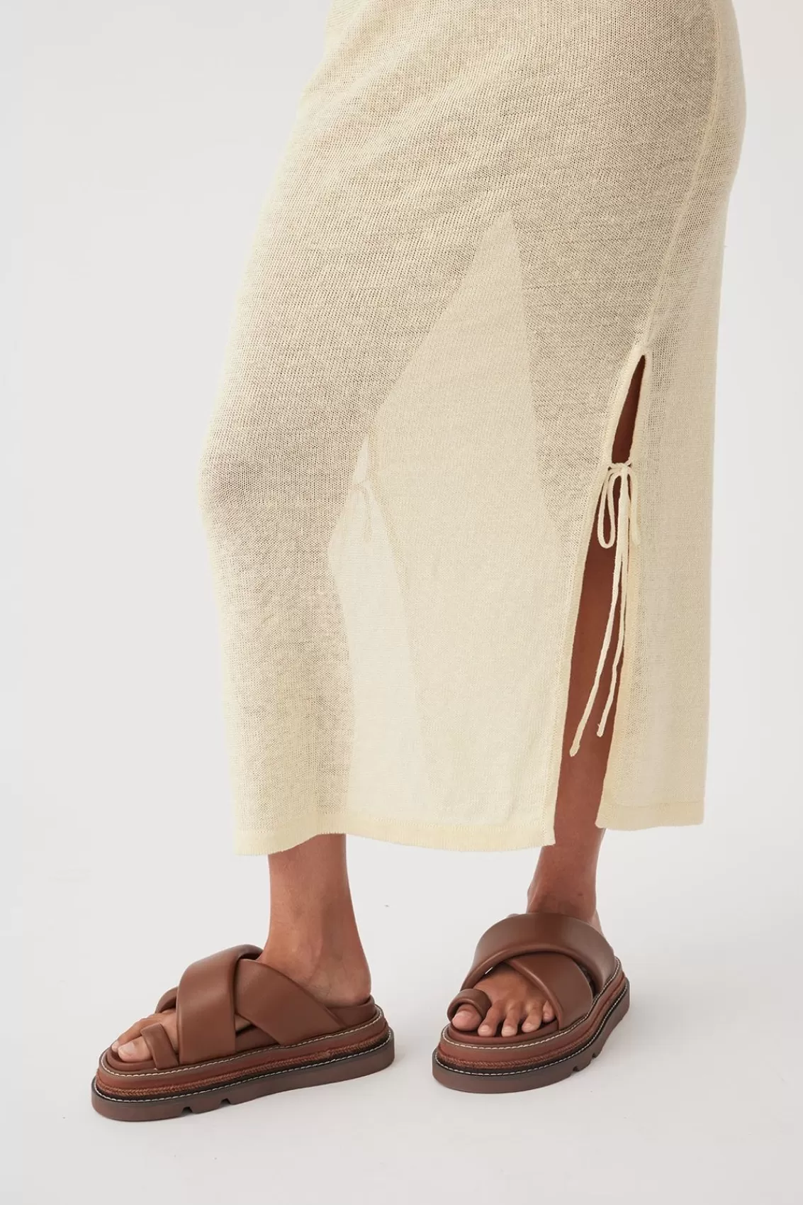 Women Arcaa Lightweight Knitwear>Pearla Skirt-Butter