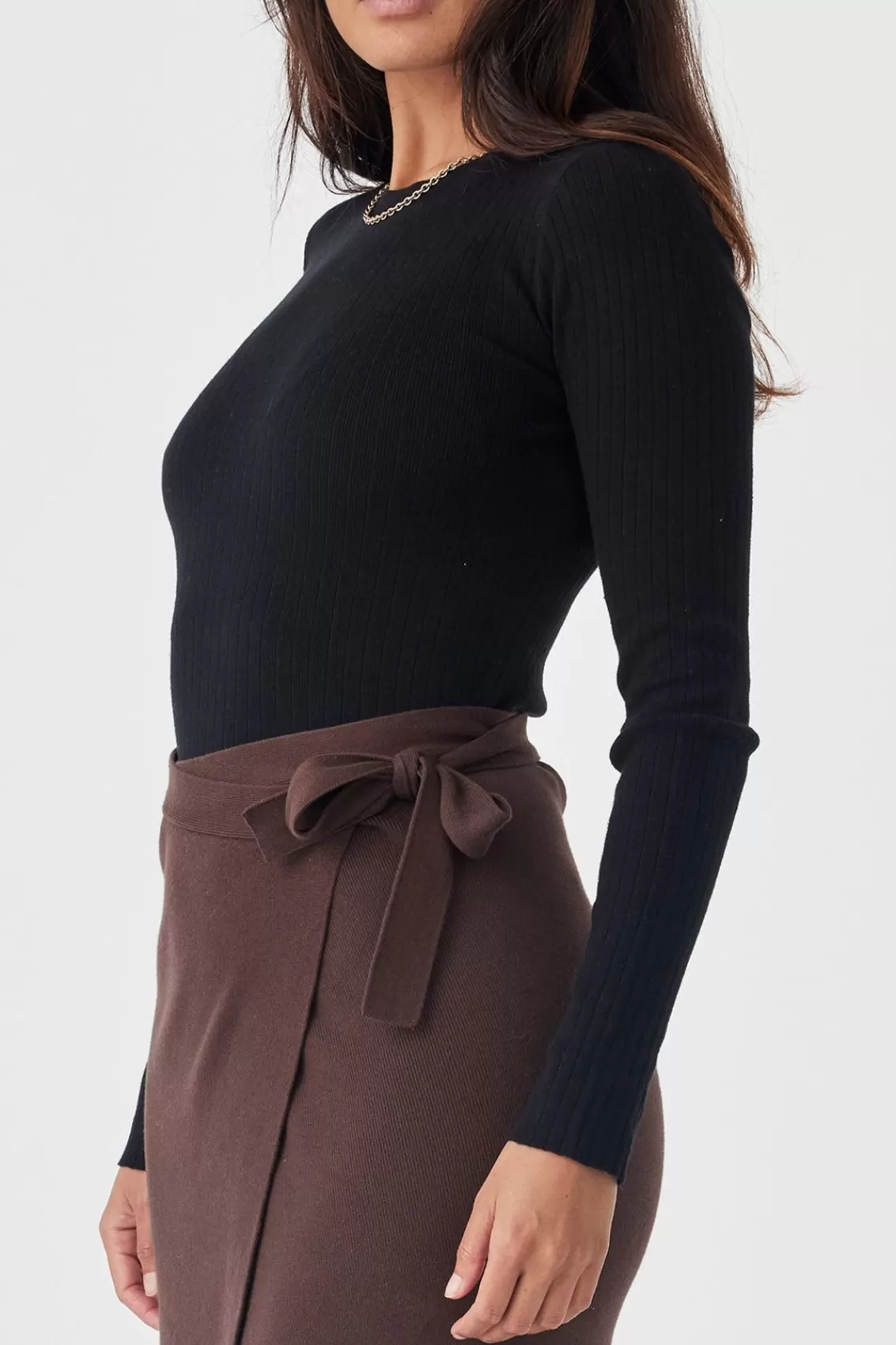 Women Arcaa Tops>Romi Long Sleeve Top-Black