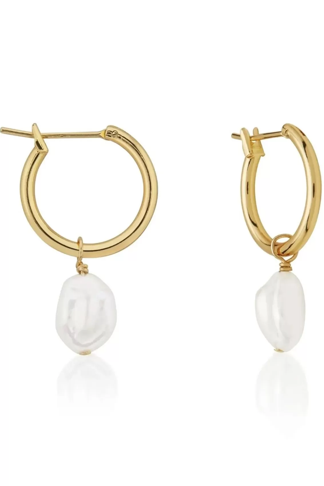 Women Arcaa Accessories>Saint Valentine-Mini Keshi Pearl Hoops-Gold