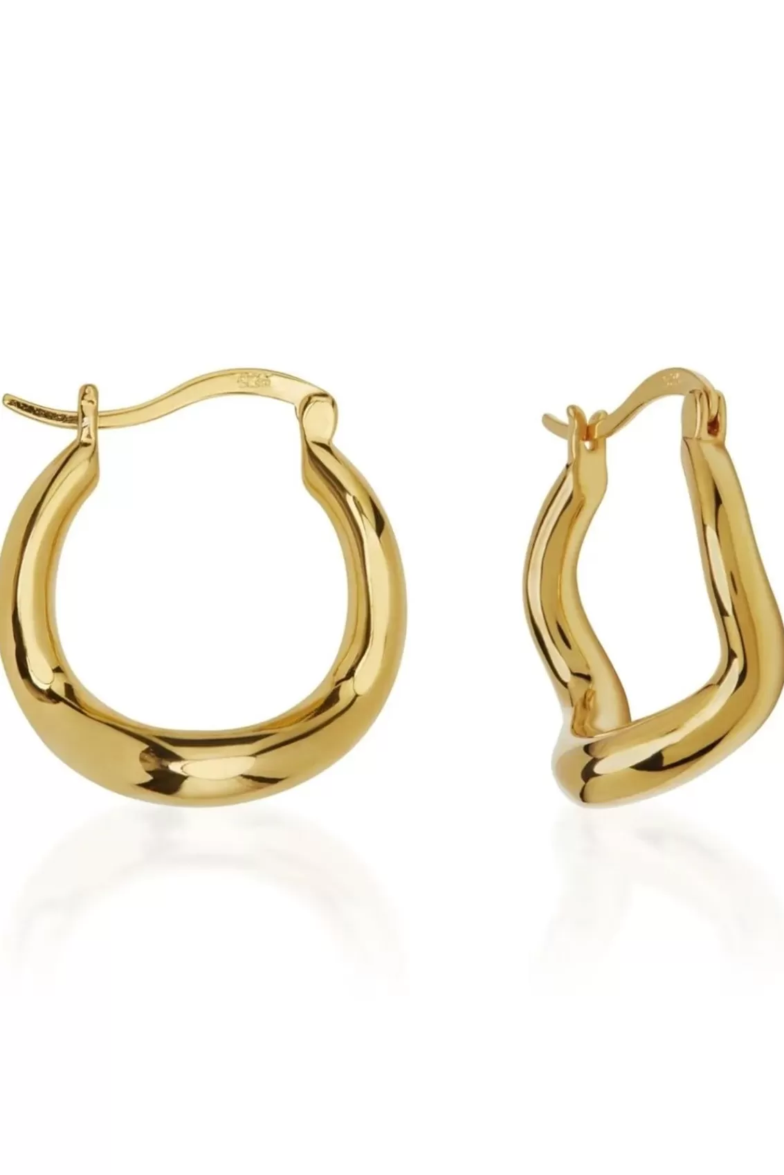 Women Arcaa Accessories>Saint Valentine-Wabi Sabi Hoops-Gold