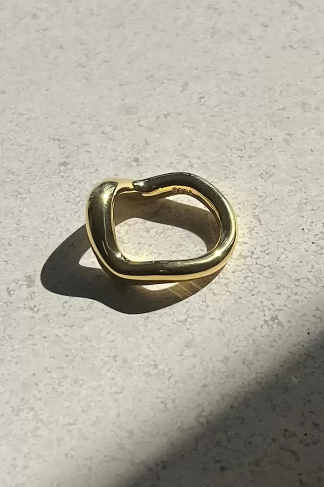 Women Arcaa Jewellery>Saint Valentine-Wabi Sabi Ring-Gold