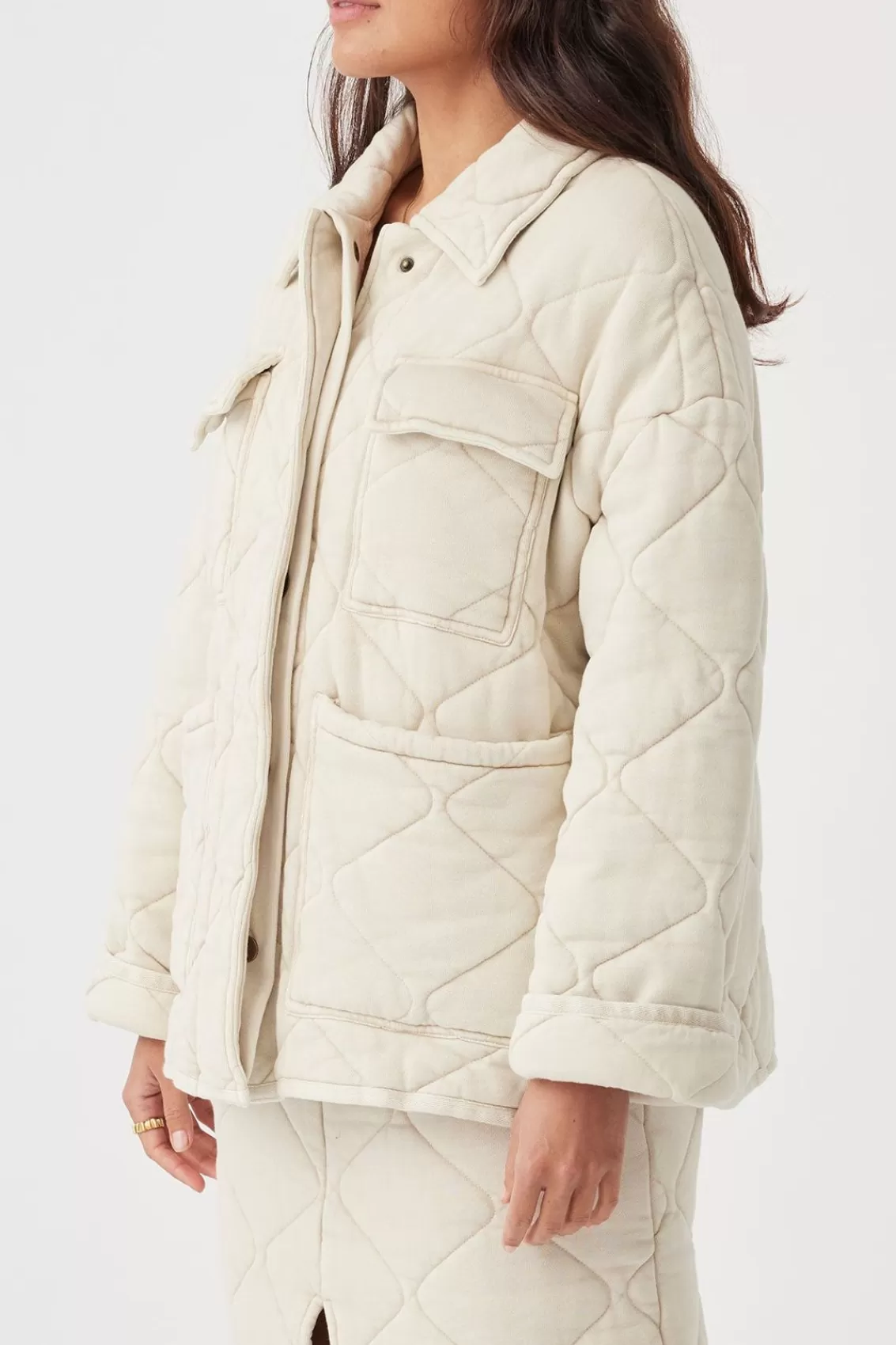 Women Arcaa Jackets>Sia Jacket-Sand