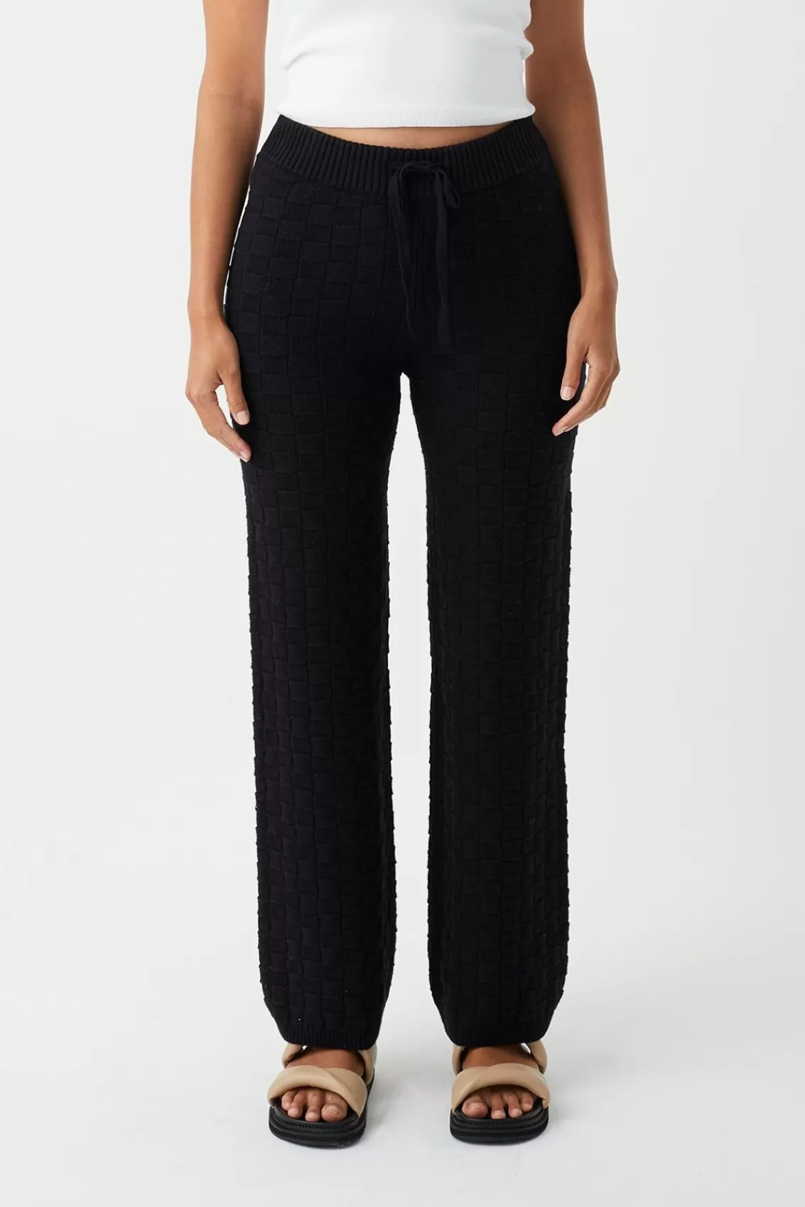 Women Arcaa Knitwear>Sierra Organic Knit Pant-Black