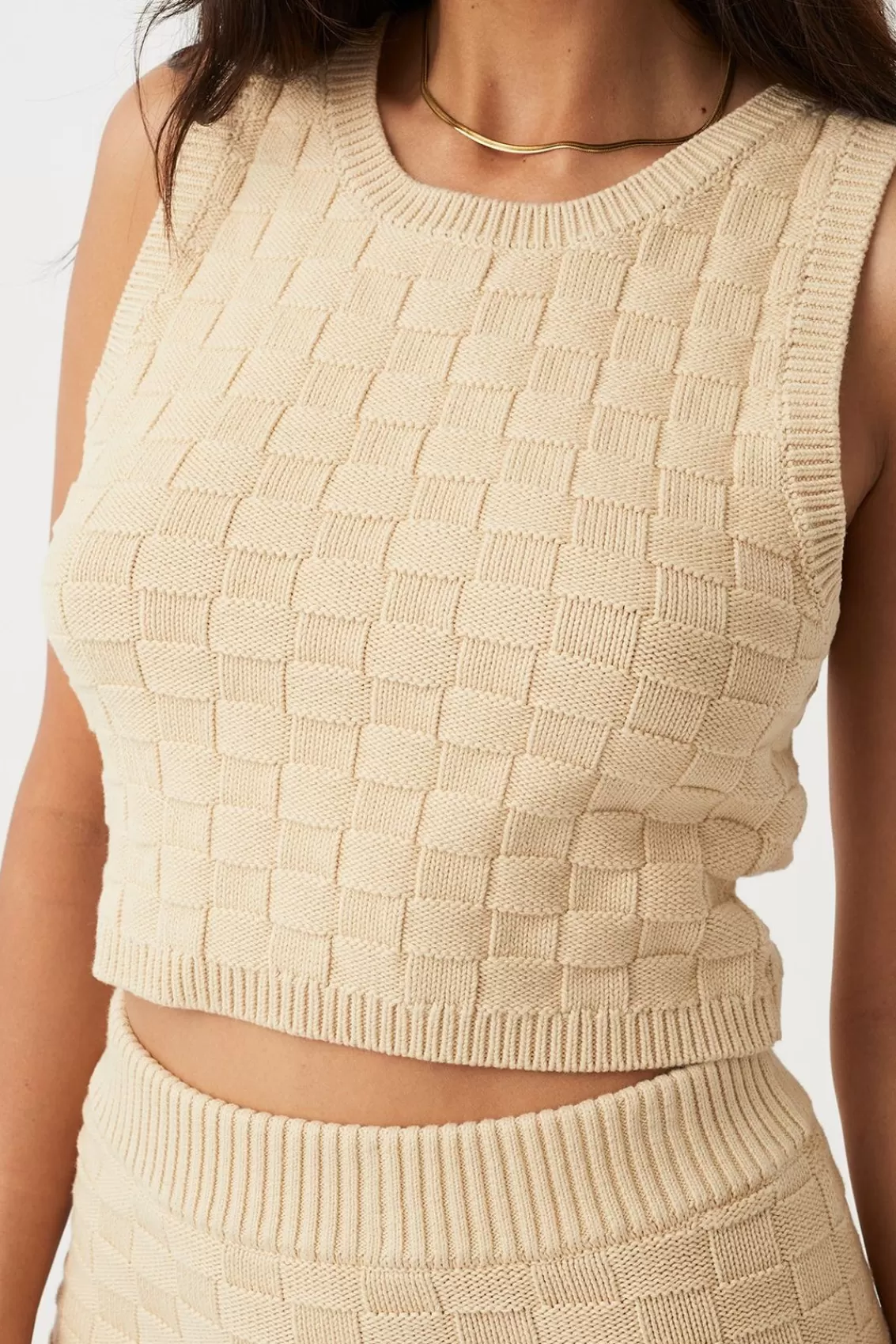 Women Arcaa Knitwear>Sierra Tank-Oat