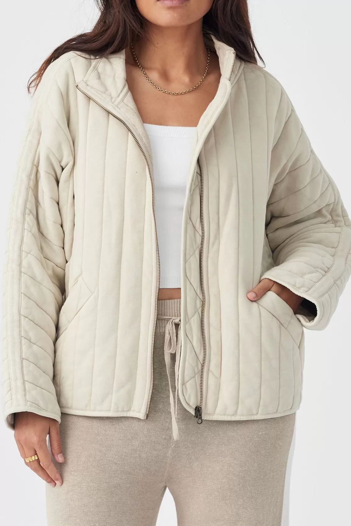 Women Arcaa Jackets>Tessa Jacket-Sand