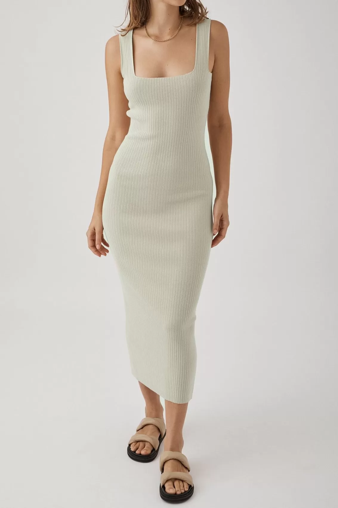 Women Arcaa Knitwear>Tully Dress-Milky Sage