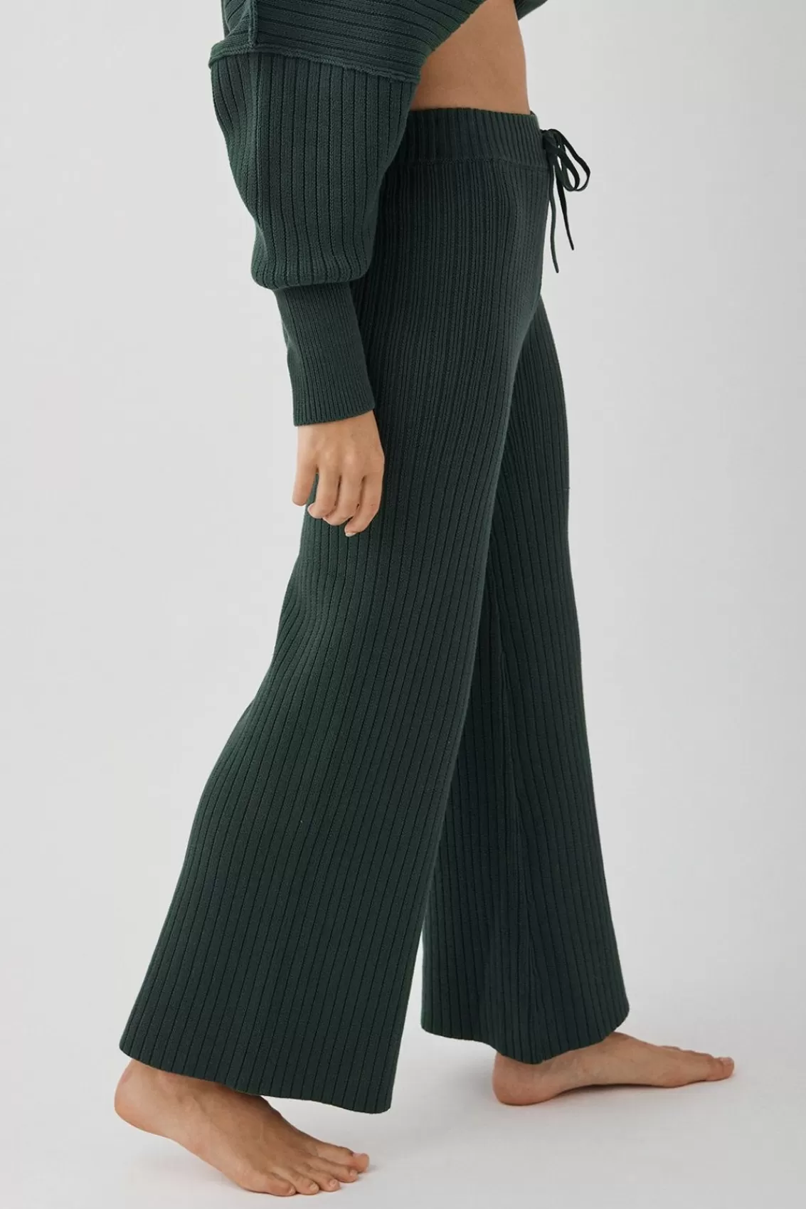 Women Arcaa Knitwear>Vera Organic Knit Pants-Forest