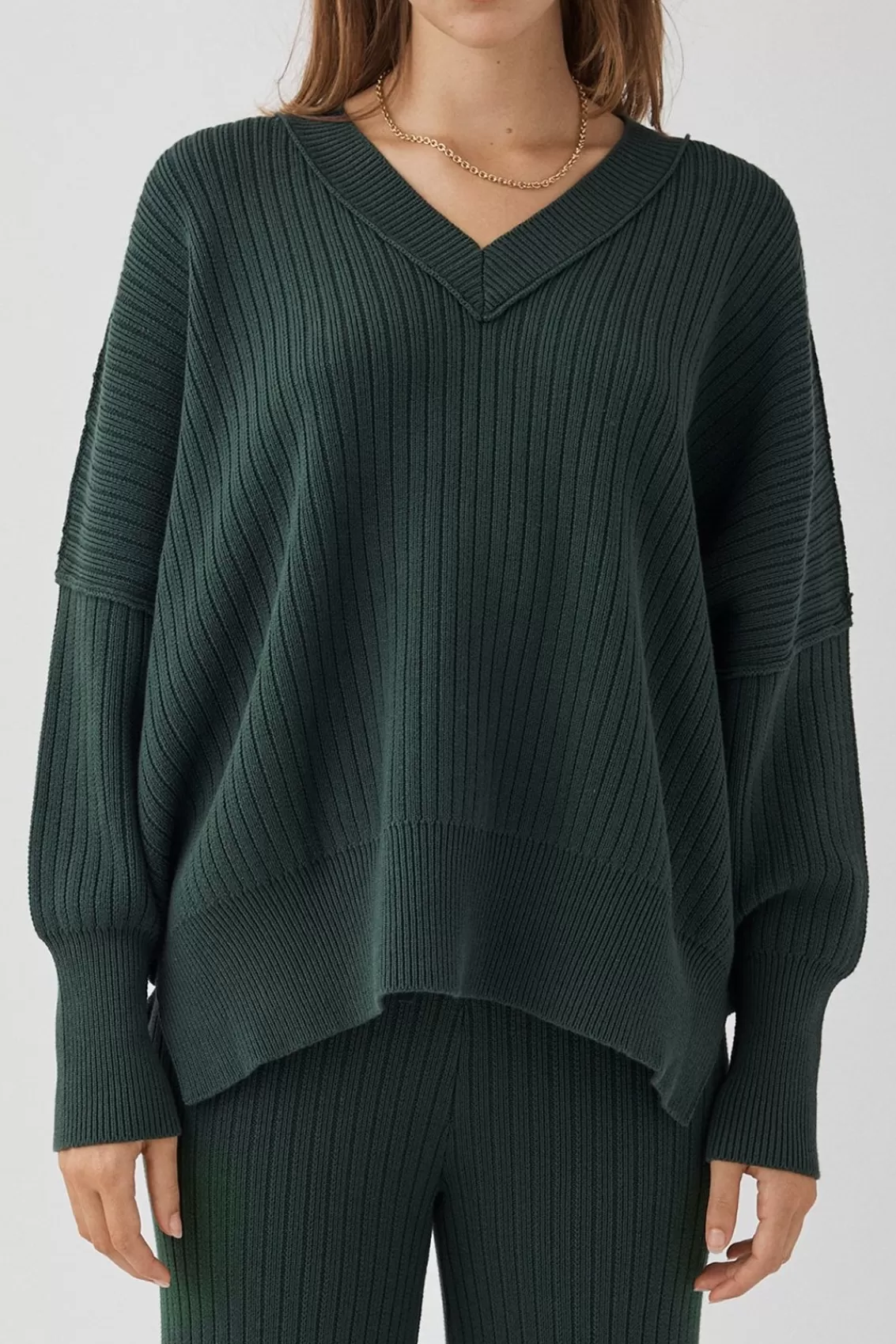 Women Arcaa Sweaters>Vera Organic Knit Sweater-Forest