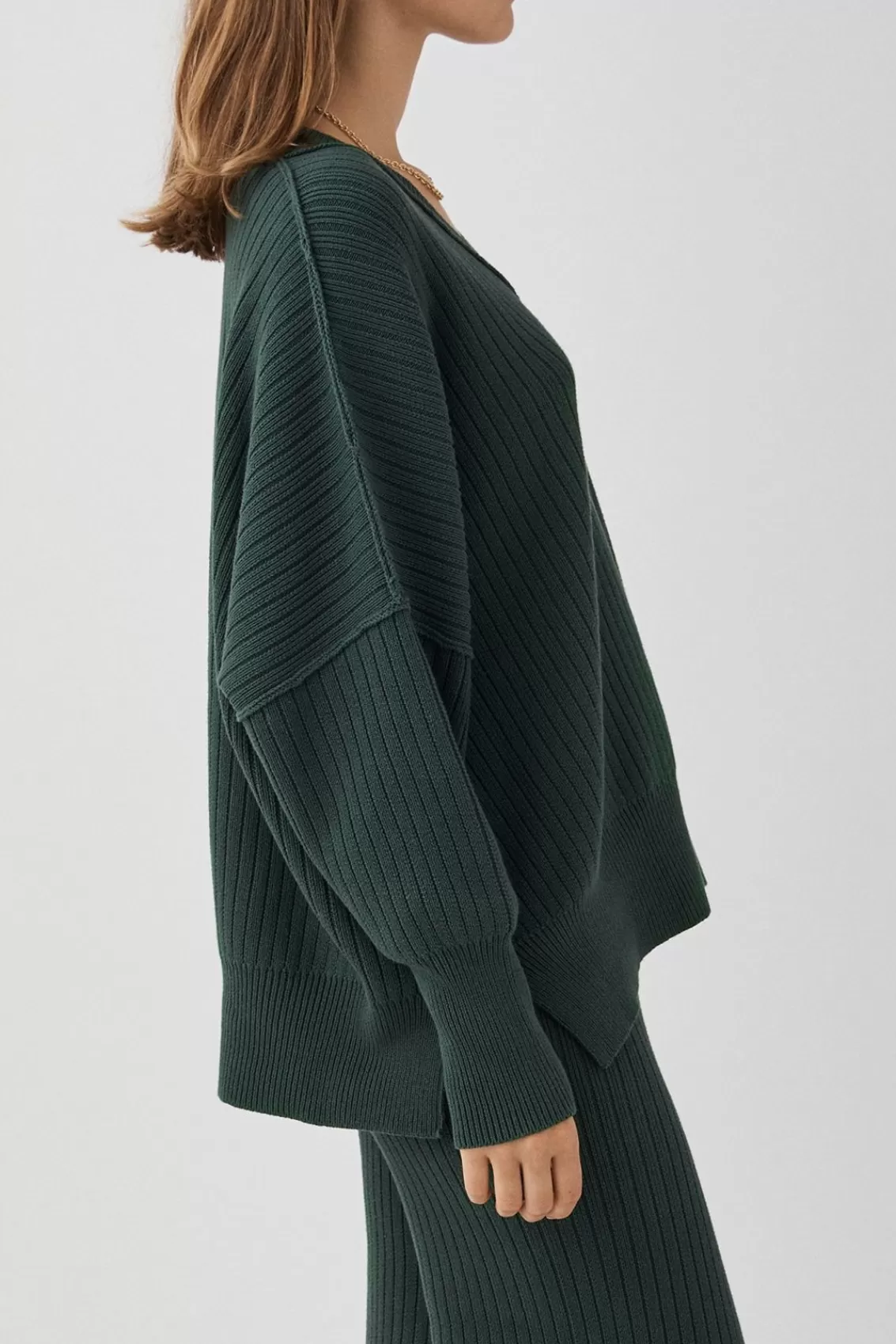 Women Arcaa Sweaters>Vera Organic Knit Sweater-Forest