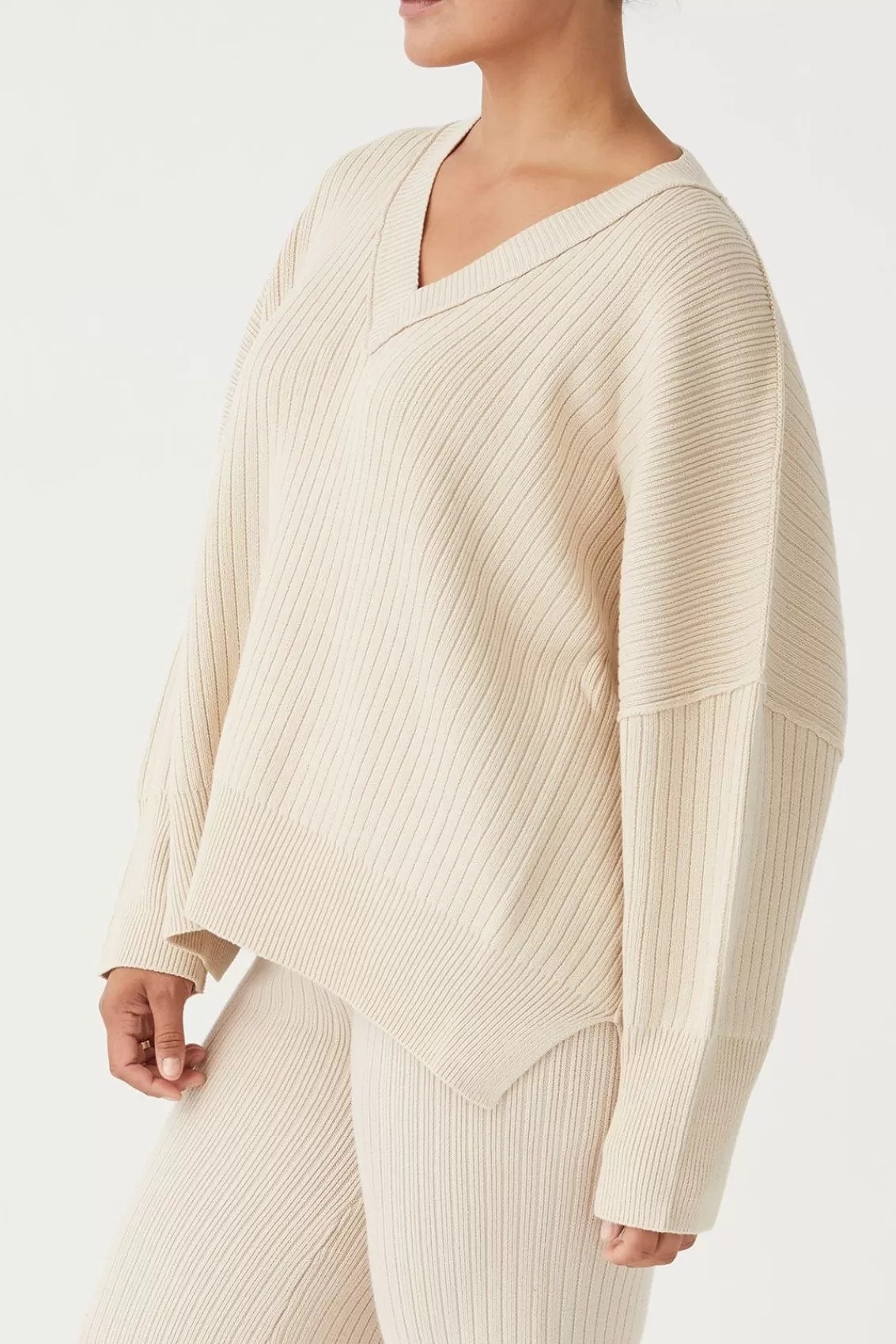 Women Arcaa Sweaters>Vera Organic Knit Sweater-Sand