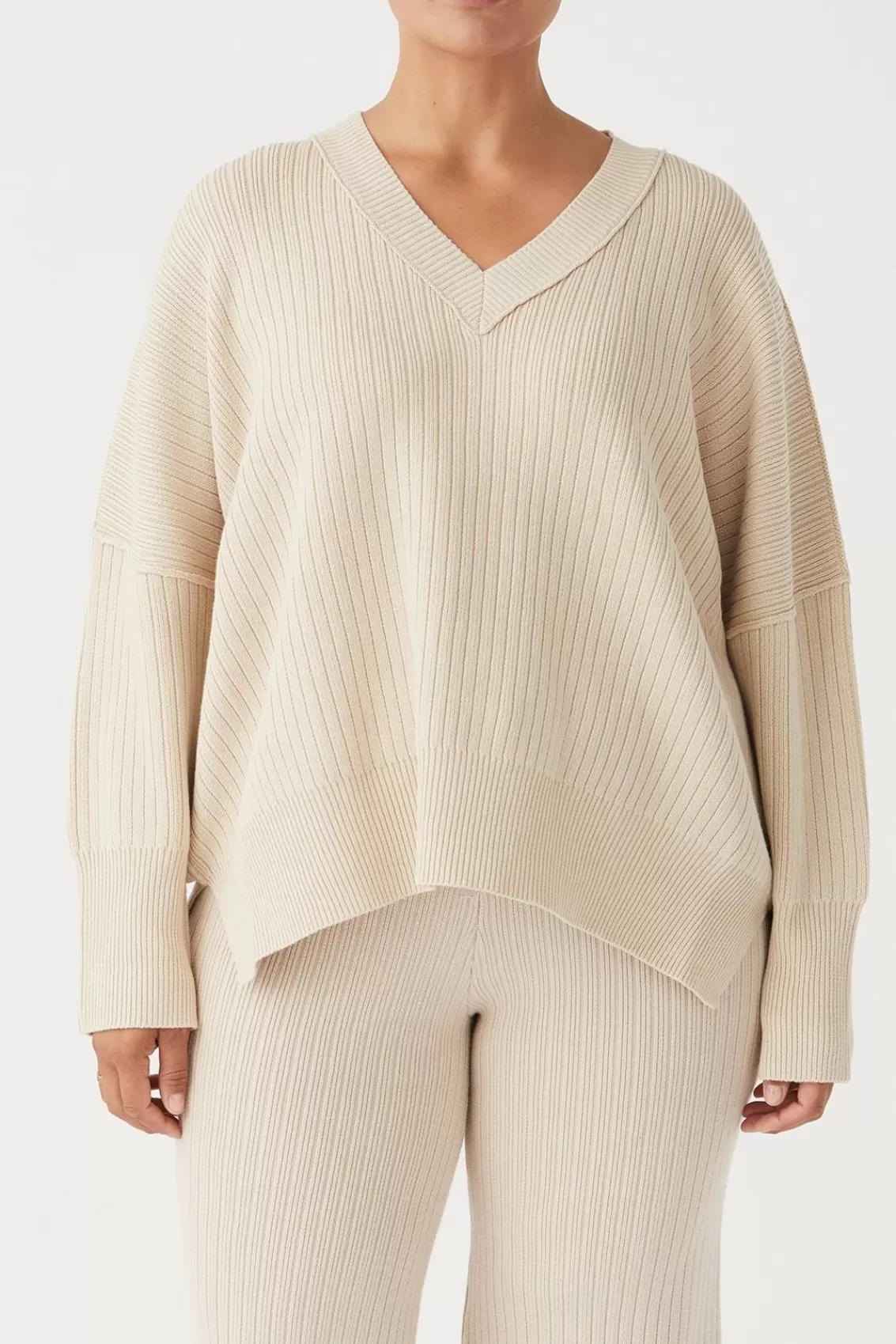 Women Arcaa Sweaters>Vera Organic Knit Sweater-Sand